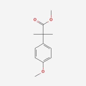 molecular formula C12H16O3 B1595405 2-(4-甲氧基苯基)-2-甲基丙酸甲酯 CAS No. 6274-50-6