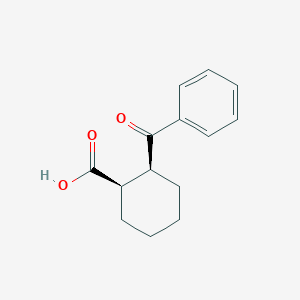 molecular formula C14H16O3 B1595406 顺式-2-苯甲酰-1-环己烷甲酸 CAS No. 6939-99-7