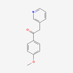 molecular formula C14H13NO2 B1595408 1-(4-甲氧基苯基)-2-(吡啶-3-基)乙酮 CAS No. 52700-25-1