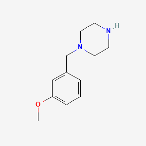 molecular formula C12H18N2O B1595413 1-(3-甲氧基苄基)哌嗪 CAS No. 55212-32-3