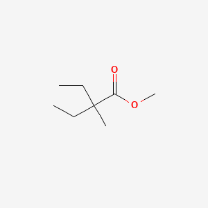 molecular formula C8H16O2 B1595432 Butanoic acid, 2-ethyl-2-methyl-, methyl ester CAS No. 5296-70-8