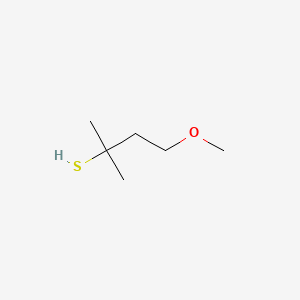 molecular formula C6H14OS B1595437 4-Methoxy-2-methyl-2-butanethiol CAS No. 94087-83-9