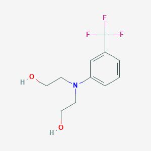 B1595453 2,2'-((3-(Trifluoromethyl)phenyl)azanediyl)diethanol CAS No. 323-79-5