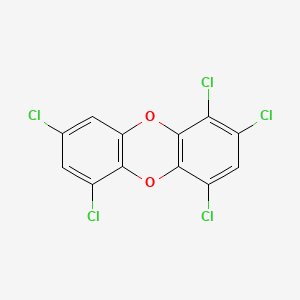 molecular formula C12H3Cl5O2 B1595479 1,2,4,6,8-五氯二苯并对二噁英 CAS No. 71998-76-0