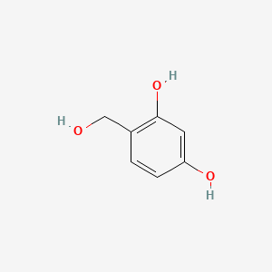 molecular formula C7H8O3 B1595493 4-(Hydroxymethyl)-1,3-benzenediol CAS No. 33617-59-3