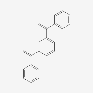 molecular formula C22H18 B1595494 苯，1,3-双(1-苯乙烯基)- CAS No. 34241-86-6