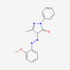 molecular formula C17H16N4O2 B1595498 Solvent Yellow 72 CAS No. 4645-07-2