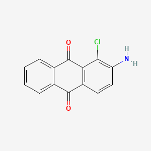 molecular formula C14H8ClNO2 B1595500 2-氨基-1-氯蒽醌 CAS No. 82-27-9