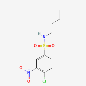 molecular formula C10H13ClN2O4S B1595502 N-Butyl-4-chloro-3-nitrobenzenesulphonamide CAS No. 96-61-7
