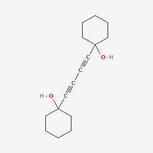 molecular formula C16H22O2 B1595525 1,4-Bis(1-hydroxycyclohexyl)-1,3-butadiyne CAS No. 5768-10-5