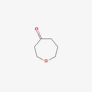 molecular formula C6H10O2 B1595542 氧杂环-4-酮 CAS No. 62643-19-0