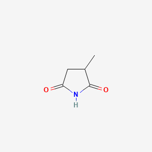 molecular formula C5H7NO2 B1595552 3-甲基吡咯烷-2,5-二酮 CAS No. 5615-90-7