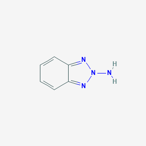 molecular formula C6H6N4 B159556 2-Aminobenzotriazole CAS No. 1614-11-5