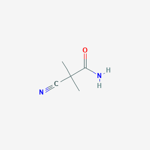molecular formula C5H8N2O B1595568 2-氰基-2-甲基丙酰胺 CAS No. 7505-93-3