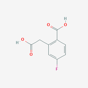 molecular formula C9H7FO4 B1595569 2-(羧甲基)-4-氟苯甲酸 CAS No. 500779-09-9