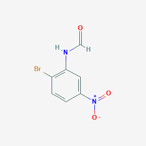 molecular formula C7H5BrN2O3 B1595575 N-(2-溴-5-硝基苯基)甲酰胺 CAS No. 98556-09-3