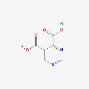 molecular formula C6H4N2O4 B1595576 4,5-Pyrimidinedicarboxylic acid CAS No. 54001-63-7