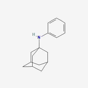 molecular formula C16H21N B1595582 N-phenyladamantan-1-amine CAS No. 33187-62-1