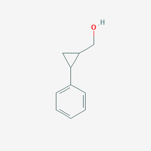 molecular formula C10H12O B1595588 (2-苯基环丙基)甲醇 CAS No. 61826-40-2
