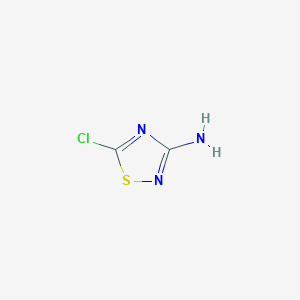 molecular formula C2H2ClN3S B1595589 5-Chloro-1,2,4-thiadiazol-3-amine CAS No. 50988-13-1