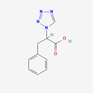 molecular formula C10H10N4O2 B1595591 3-苯基-2-(1H-四唑-1-基)丙酸 CAS No. 204188-85-2