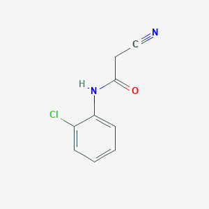 molecular formula C9H7ClN2O B1595592 N-(2-chlorophenyl)-2-cyanoacetamide CAS No. 50982-66-6