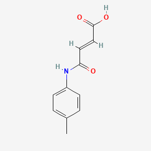 molecular formula C11H11NO3 B1595593 4-[(4-Methylphenyl)amino]-4-oxobut-2-enoic acid CAS No. 37904-03-3