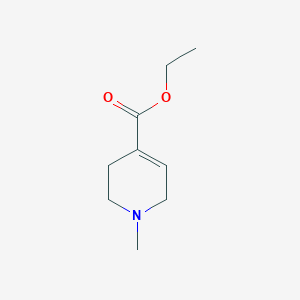molecular formula C9H15NO2 B1595599 Ethyl 1-methyl-1,2,3,6-tetrahydropyridine-4-carboxylate CAS No. 40175-06-2