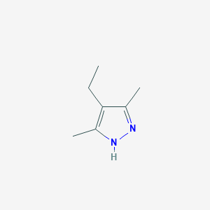 molecular formula C7H12N2 B1595601 4-Ethyl-3,5-dimethyl-1H-pyrazole CAS No. 7554-67-8