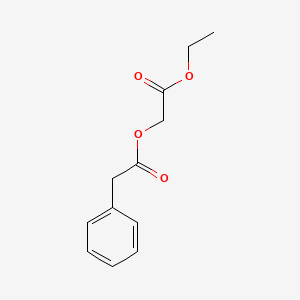 molecular formula C12H14O4 B1595603 Ethyl (phenylacetoxy)acetate CAS No. 91497-39-1