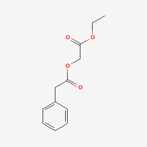 Ethyl (phenylacetoxy)acetate