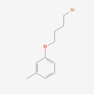molecular formula C11H15BrO B1595604 1-(4-Bromobutoxy)-3-methylbenzene CAS No. 81368-22-1