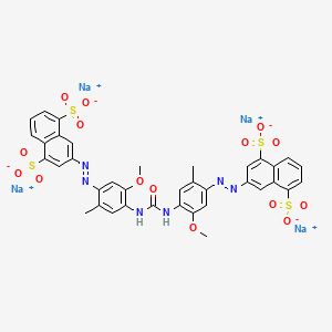 molecular formula C37H28N6Na4O15S4 B1595625 直接黄34 CAS No. 6420-33-3