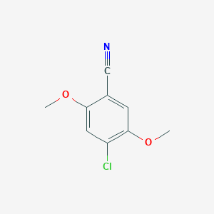 molecular formula C9H8ClNO2 B1595629 4-氯-2,5-二甲氧基苯甲腈 CAS No. 58543-89-8
