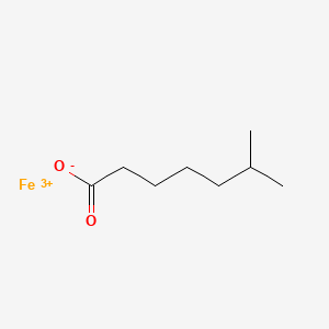 molecular formula C8H15FeO2+2 B1595650 Isooctanoic acid, iron salt CAS No. 70519-09-4
