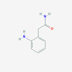 molecular formula C8H10N2O B1595660 2-(2-氨基苯基)乙酰胺 CAS No. 4103-60-0