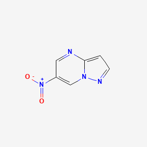 molecular formula C6H4N4O2 B1595664 6-硝基吡唑并[1,5-a]嘧啶 CAS No. 55405-65-7