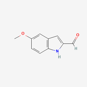 molecular formula C10H9NO2 B1595673 5-甲氧基-1H-吲哚-2-甲醛 CAS No. 21778-81-4