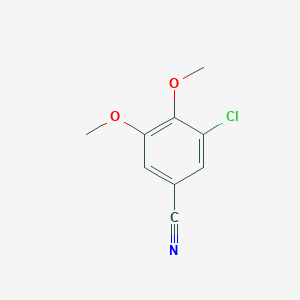 molecular formula C9H8ClNO2 B1595676 3-氯-4,5-二甲氧基苯甲腈 CAS No. 90537-30-7