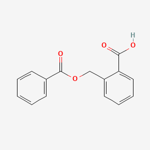 molecular formula C15H12O4 B1595690 2-(Benzoyloxymethyl)benzoic acid CAS No. 58249-83-5