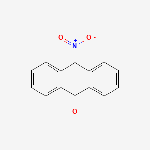 molecular formula C14H9NO3 B1595693 10-Nitroanthracen-9(10h)-one CAS No. 6313-44-6