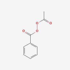 molecular formula C9H8O4 B1595700 Acetyl benzoyl peroxide CAS No. 644-31-5