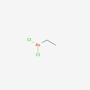 molecular formula C2H5AsCl2 B1595755 乙基二氯胂 CAS No. 598-14-1