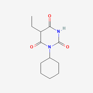 1-Cyclohexyl-5-ethylbarbituric acid