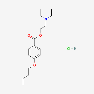 molecular formula C17H28ClNO3 B1595759 丁氧卡因盐酸盐 CAS No. 2350-32-5