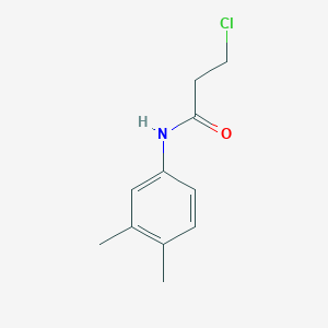 molecular formula C11H14ClNO B1595768 3-氯代-正-(3,4-二甲苯基)丙酰胺 CAS No. 5446-25-3