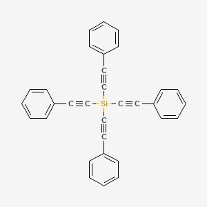molecular formula C32H20Si B1595773 四(苯基乙炔基)硅烷 CAS No. 18769-86-3