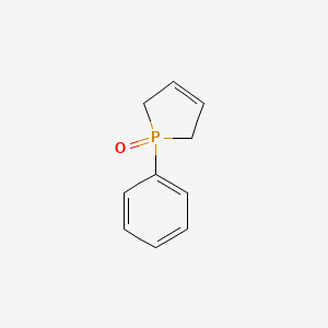molecular formula C10H11OP B1595774 1-Phenyl-2,5-dihydro-1h-phosphole 1-oxide CAS No. 5186-73-2