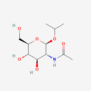 molecular formula C18H35N3O13 B1595781 异丙基 2-乙酰氨基-2-脱氧-β-D-吡喃葡萄糖苷 CAS No. 78341-33-0