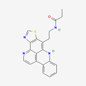 molecular formula C21H18N4OS B1595786 宽柔胺 C CAS No. 133401-12-4